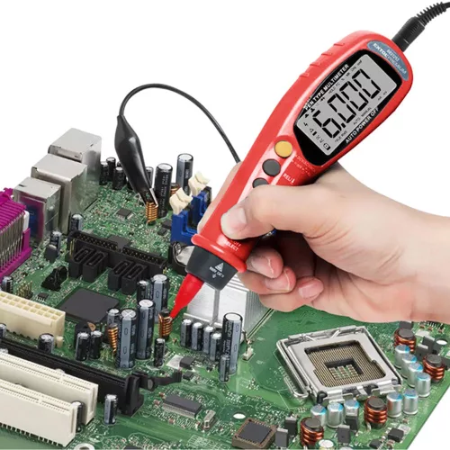 Digitális multiméter toll típusú Amper/Volt/Ohm mérő hangjelző funkcióval
