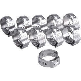 Csőbilincs készlet 10db-os, állítható, 17,8 - 21,0 mm