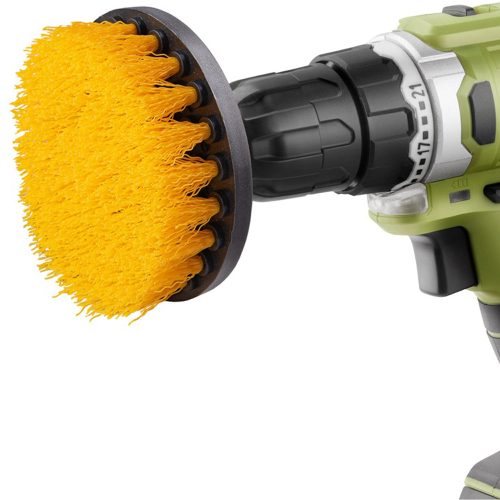 Csiszoló kefe készlet fúrógépbe Extol Craft 4 db