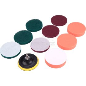 Polírozó/csiszoló/dörzsölő készlet 10 db-os