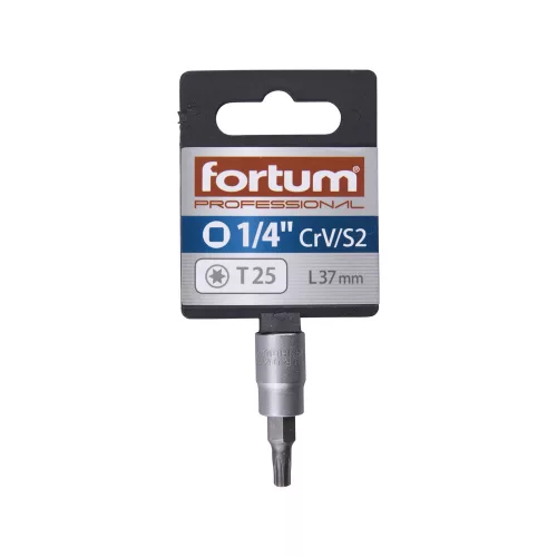 Bitdugófej torx 1/4" TX25 Fortum