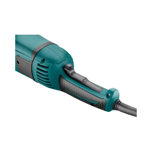 Sarokcsiszológép 230 mm 2600W, szabályozható fordulatszám, lágy indítás, terhelésnél konstans fordulatszám, papírdoboz