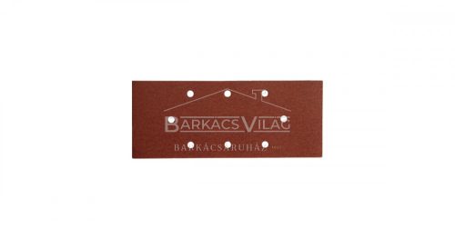 Csiszolópapír, lyukas klt. 10db, 93×230 mm, 8 db lyukkal, P40, 407114, 407115-höz