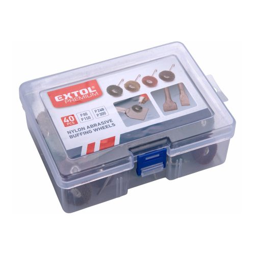 Mini csiszoló készlet 40 db Extol Premium