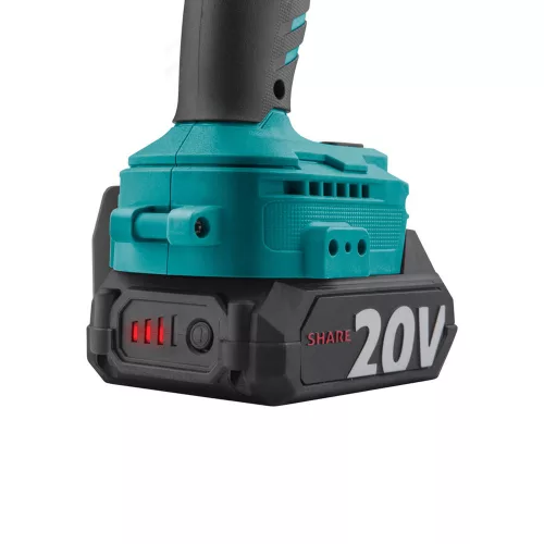 Akkus ütvecsavarozó,1/2" négyszög, SHARE20V, 500Nm, BRUSHLESS, 2Ah Extol Industrial