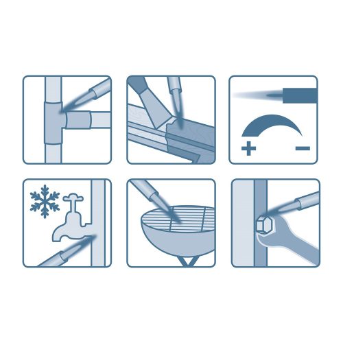 Gázlámpa forrasztáshoz 1100kW, 7/16 Extol Premium