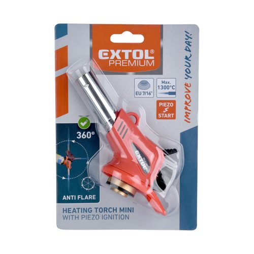 Gázlámpa forrasztáshoz 1100kW, 7/16 Extol Premium