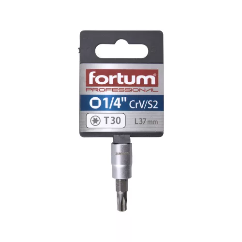 Bitdugófej torx 1/4" TX30 Fortum