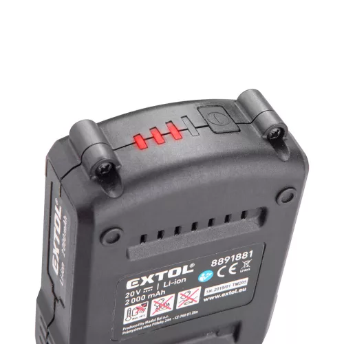Tartalék akku 20V 2000mAh Extol Energy
