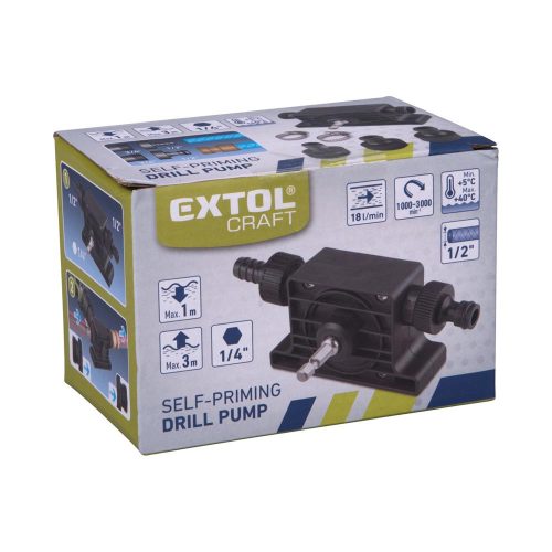 Szivattyú mechanikus fúrógéppel hajtható