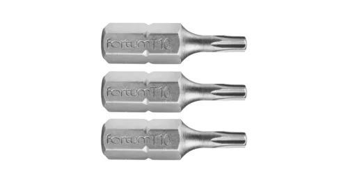 Behajtóhegy Torx 10 x 25 mm, 3 db, Fortum