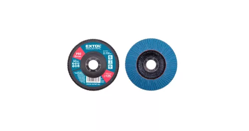 Lamellás csiszoló 125x22 mm fémhez P80 Extol Industrial