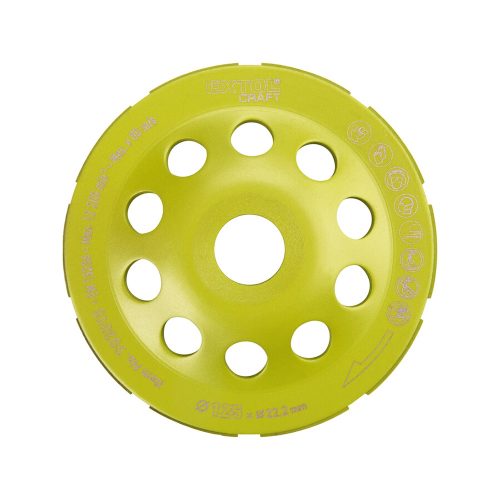 Gyémántcsiszoló korong egysoros 125 x 22,2 mm Exrol Craft