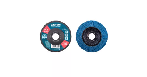 Lamellás csiszoló 115x22 mm P40 fém Extol Industrial