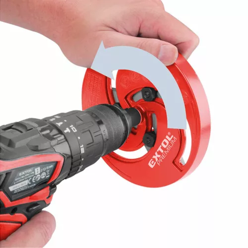 Körkivágó gipszkartonhoz,állítható 19-127mm Extol Premium