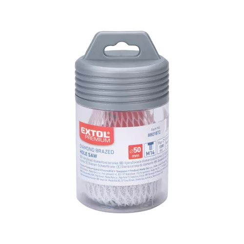 Körkivágó csempére gyémánt 50 mm Extol Premium