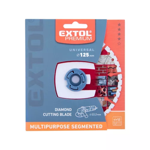 Gyémántvágó szegmenses 125 mm MULTI Extol Premium