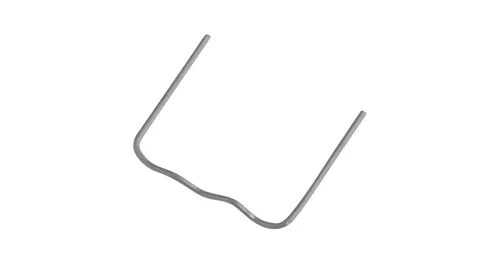 Kapocs kis hullám forma/ 0,8 mm, műanyag hegesztőhöz, 150 db