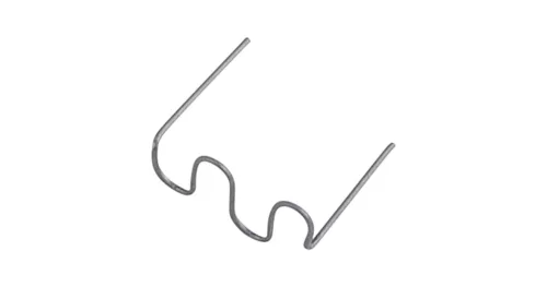 Kapocs nagy hullám forma/ 0,8 mm, műanyag hegesztőhöz, 150 db