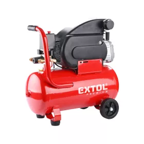Olajos légkompresszor, 1500W, 24l tartály, Extol Premium