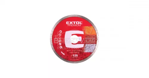 Gyémántvágó csempevágáshoz, vizes vágásra, 115 x 1,1 x 22,2 mm Extol Premium