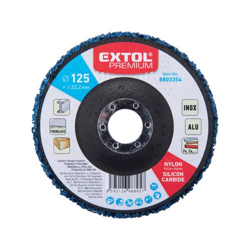 Csiszolókorong 125 mm Extol Premium