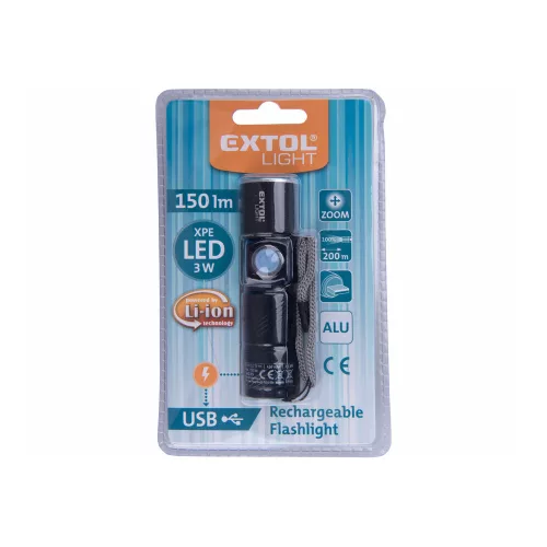 LED lámpa 3W 150 Lm Extol Light