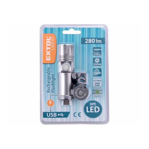 LED lámpa 280 Lm Alu ház Extol Light