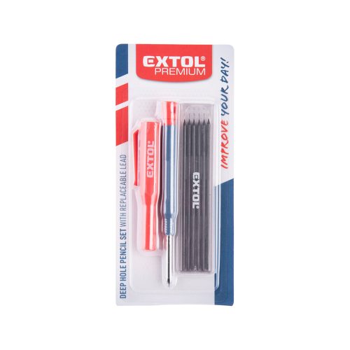 Ácsceruza tölthető kerek 2,8 mm, pótheggyel Extol Premium