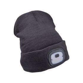 Sapka LED lámpával sötétszürke Extol Light