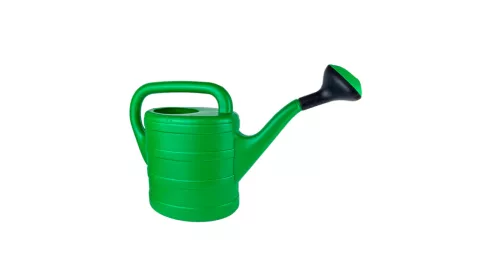 Locsolókanna 5 liter, műanyag, zöld