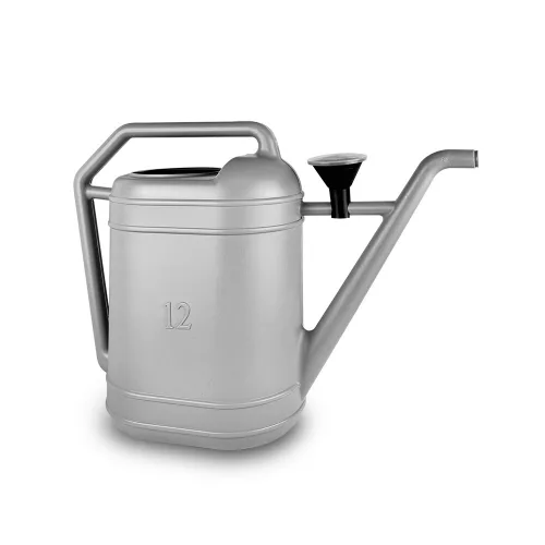 Locsolókanna 12 liter, műanyag, szürke