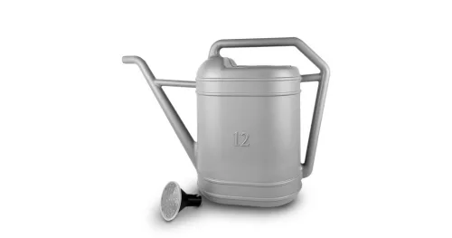 Locsolókanna 12 liter, műanyag, szürke