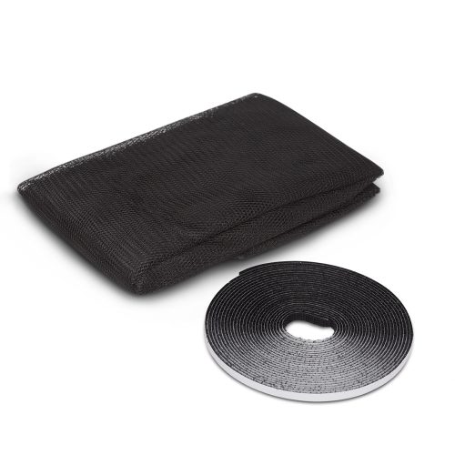 Szúnyogháló ablakra 130x130 cm fekete öntapadós