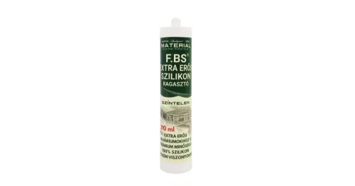 FBS szilikon ragasztó 310 ml színtelen, extra erős