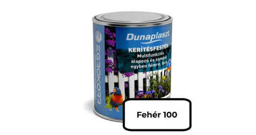 Kerítésfesték fehér 0,75 L Dunaplaszt