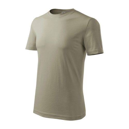 Póló férfi XL világos khaki Classic New