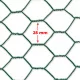  Csirkeháló tcs fonat tekercs PVC 50 cm, 25mm, 5m