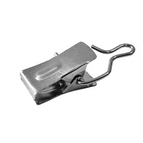 Függönycsipesz festett ezüst, modern 20 db