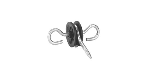 Villanypásztor kapuakasztó facsavaros szigetelő