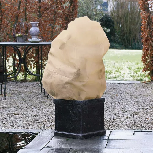 Fátyolfólia zsinórral 150 cm x ∅ 1 m, bézs