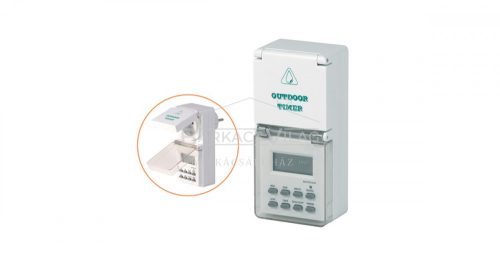 Kapcsolóóra, heti, digitális kültéri