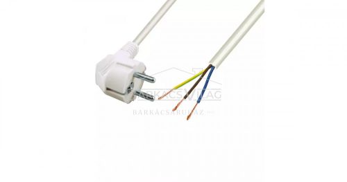 Csatlakozókábel, hálózati, 3x0,75, 2m