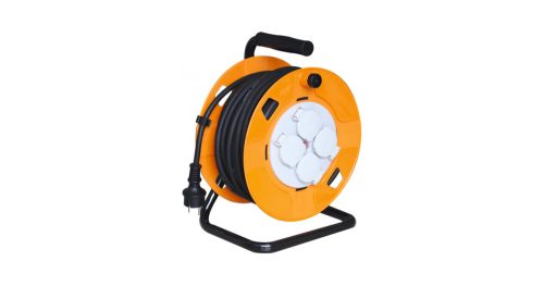 Kábeldob 4 aljzattal, 30 m