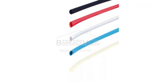 Zsugorcső 15/7,5 fekete, 1 méter