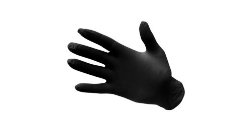 Kesztyű, A925 egyszerhasználatos, 9/L (fekete)