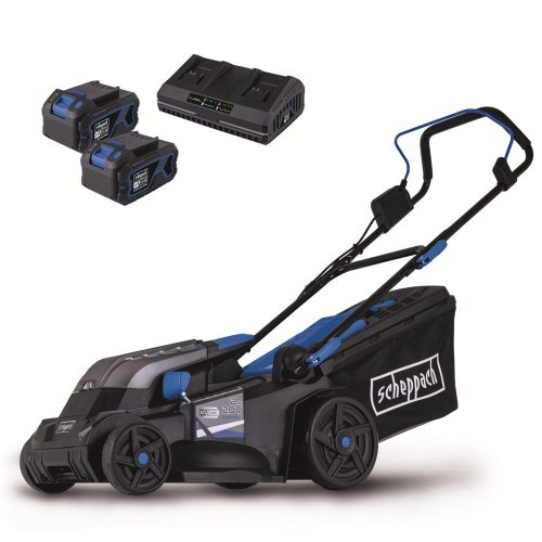 Akkus fűnyíró 4 az 1-ben IXES 20 V (2 db akkuval és töltővel) Scheppach BC-MP380-X-SET XL2