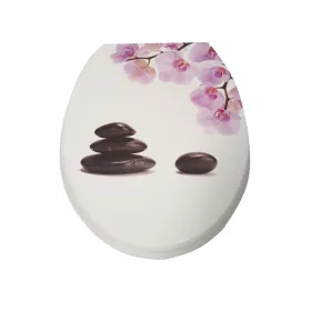 WC ülőke MDF orchidea rozsdamentes zsanér