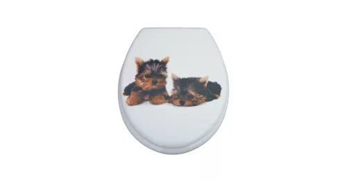 WC ülőke MDF kutya rozsdamentes zsanér