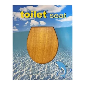 WC ülőke MDF kőris, rozsdamentes zsanér